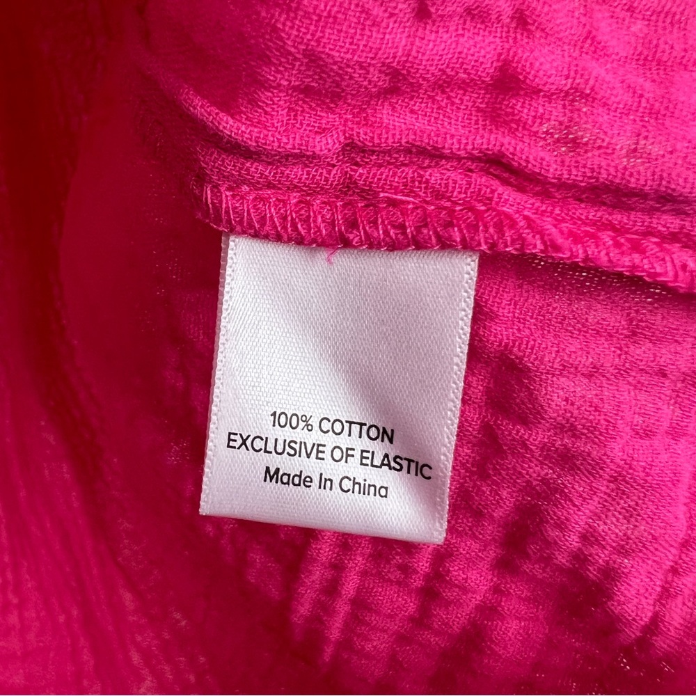 Evereve Pink Blouse slab gauze cotton top - Picture 6 of 6